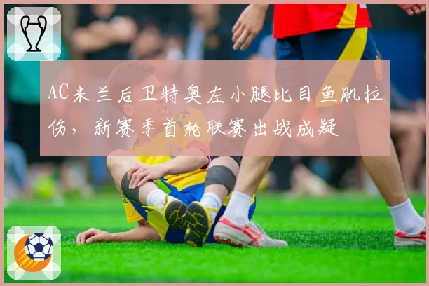 AC米兰后卫特奥左小腿比目鱼肌拉伤,新赛季首轮联赛出战成疑
